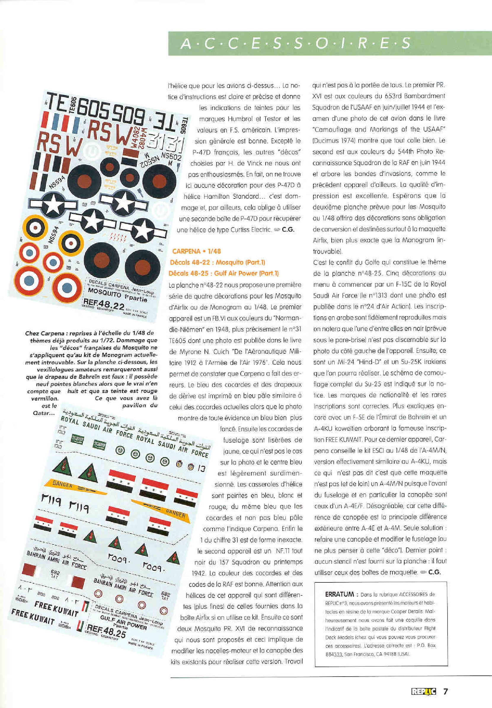 Replic 004 - A-6 Intruder, Breguet Atlantic